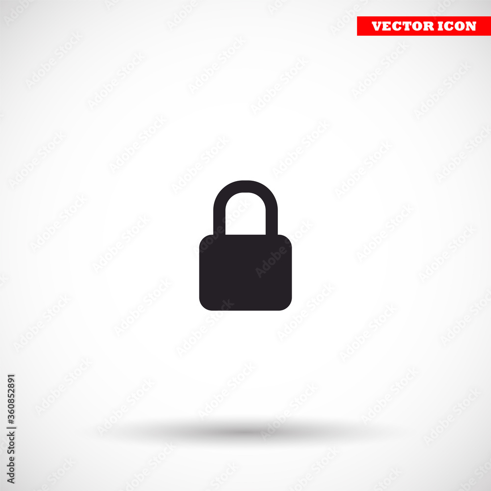 Lock - vector icon , lorem ipsum Flat design Lock - vector icon , lorem ipsum Flat design