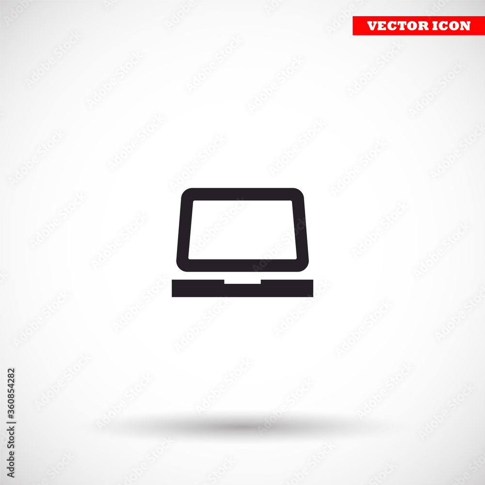 Laptop vector icon , lorem ipsum Flat design Laptop vector icon , lorem ipsum Flat design