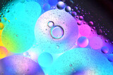 sfondi colorati di gocce e bolle di acqua