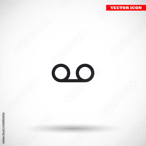 Play the film vector icon , lorem ipsum Flat design