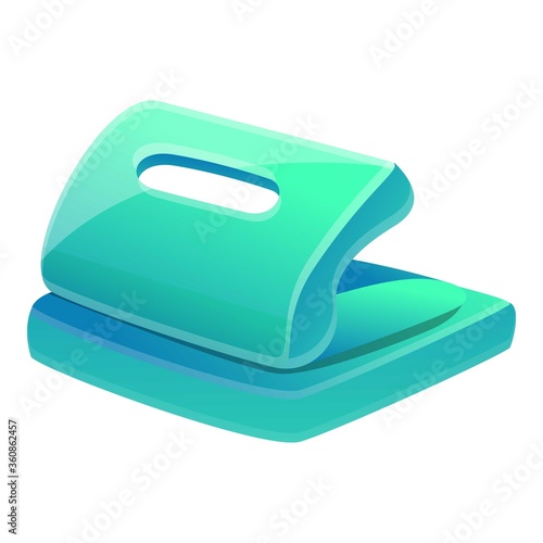 Accessory hole puncher icon. Cartoon of accessory hole puncher vector icon for web design isolated on white background