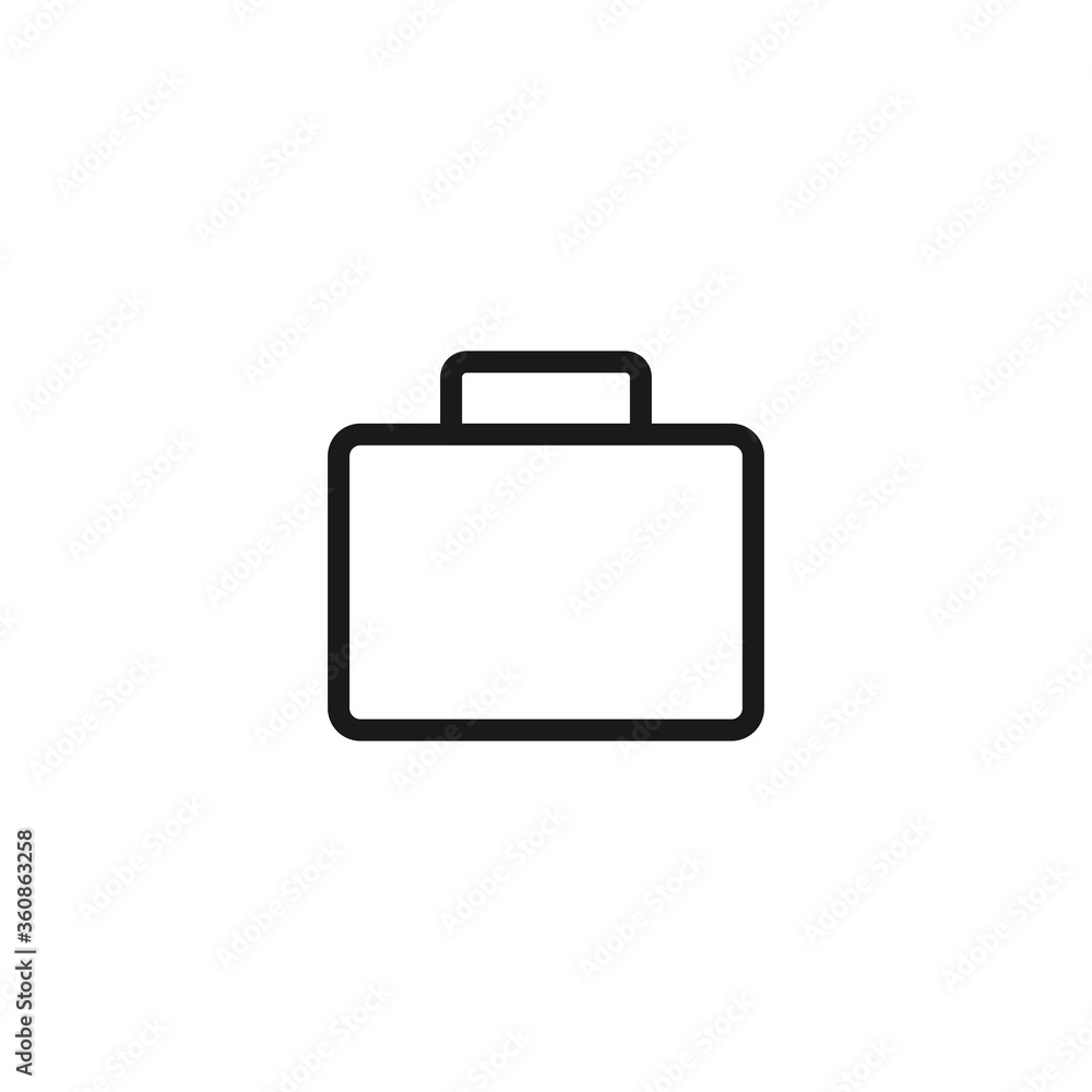 Bag icon. Briefcase symbol modern, simple, vector, icon for website design, mobile app, ui. Vector Illustration Bag icon. Briefcase symbol modern, simple, vector, icon for website design, mobile app, ui. Vector Illustration