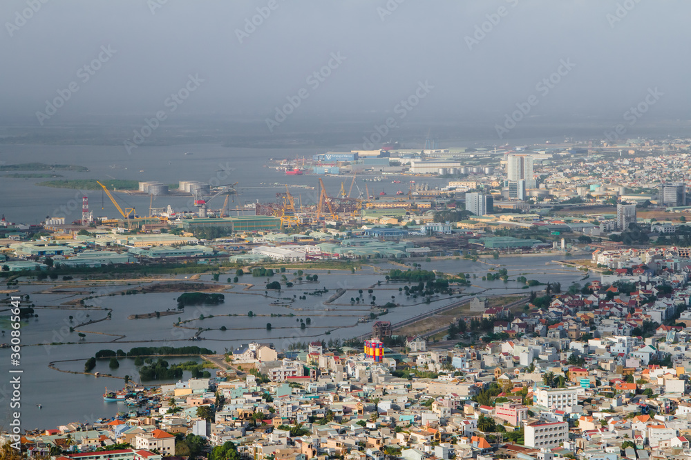 Panoramic view of Vung Tau, Southern Vietnam