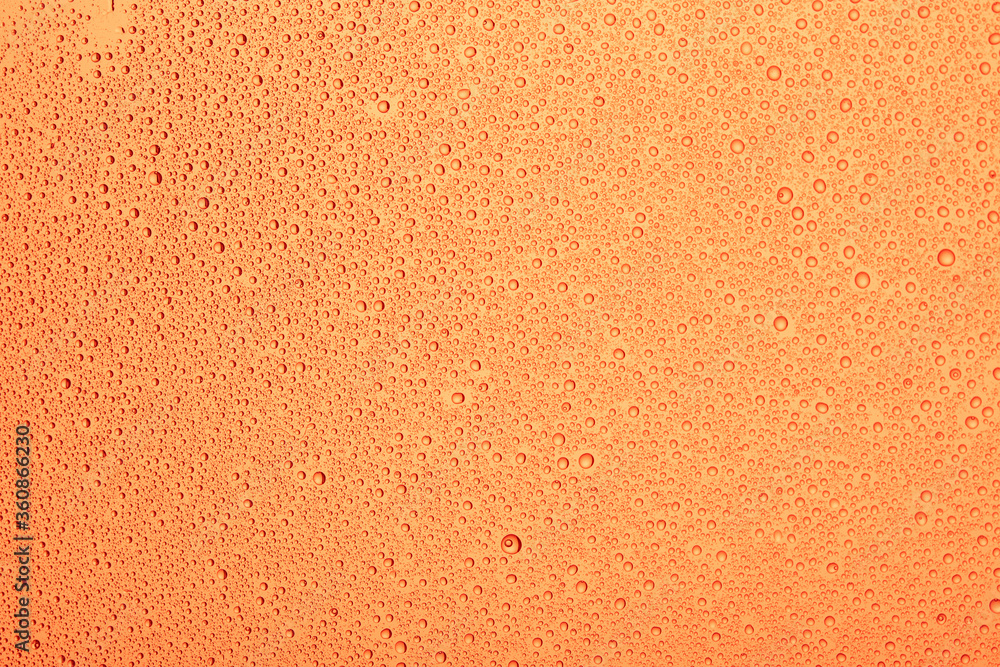 light pink background with drops on glass light pink background with drops on glass