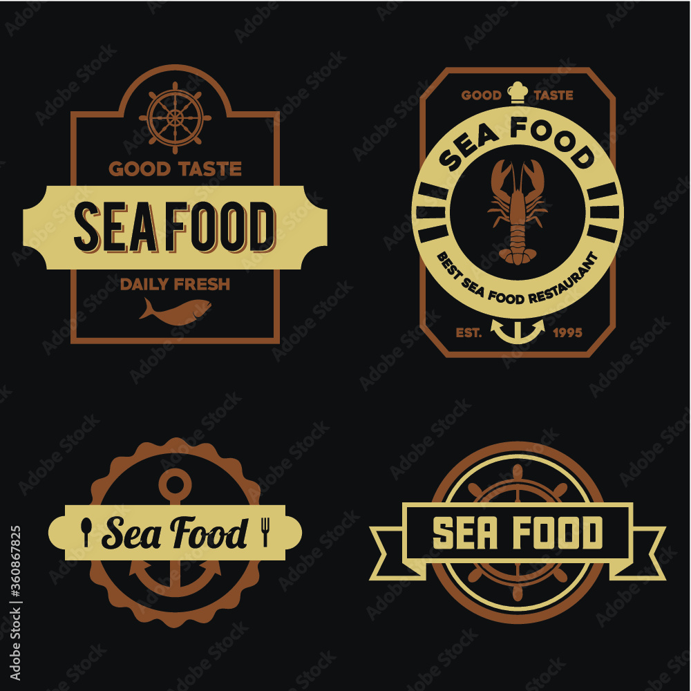 Sea Food label