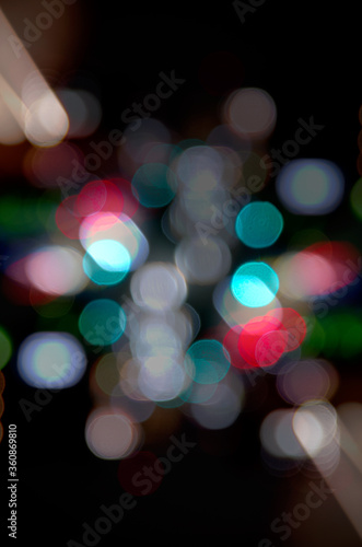 Multicolored world / そこの光と遠くの光。