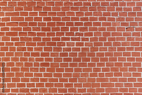 Red brick wall, abstract texture