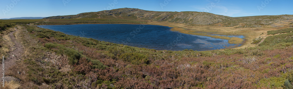 Laguna de las Yeguas at Lago de Sanabria near Galende,Zamora,Castile and León,Spain,Europe

