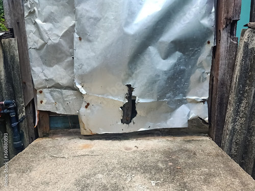 old abandoned building