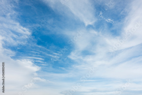 blue sky with white cloud beautiful natural background.