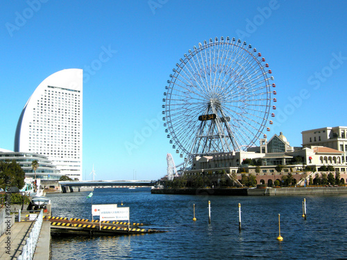 神奈川県横浜市みなとみらいの風景