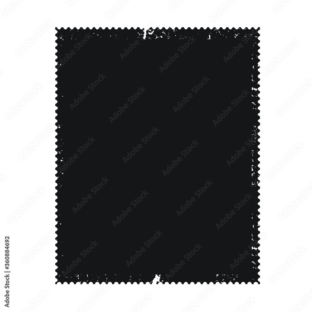 Postage stamps in grunge style. Set of textured postmarks . vector collection of vintage post marks.