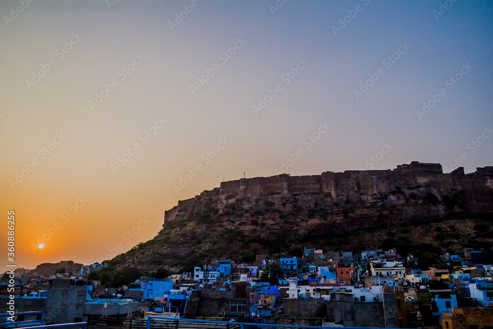 Various views of the Mehrangarh Fort, Rajasthan