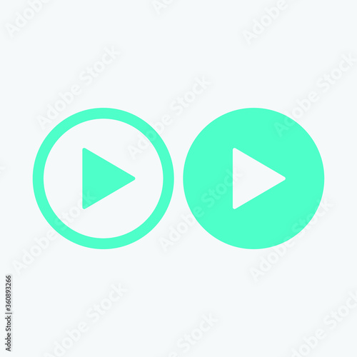 Free Download play button icon - GFXLoad