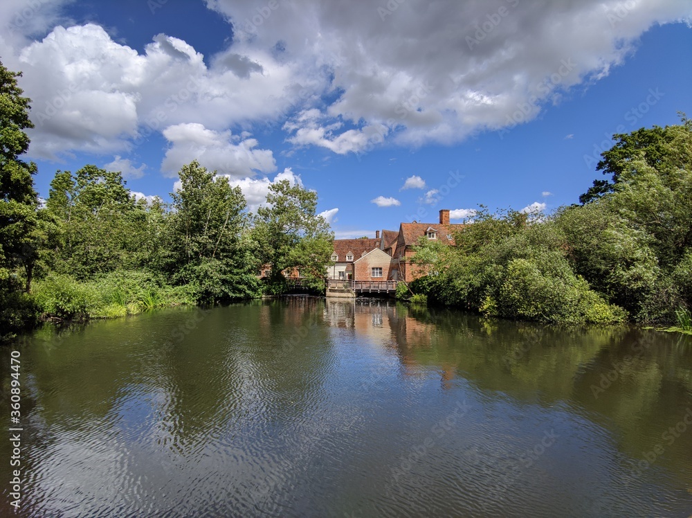 Obraz premium house on the river
