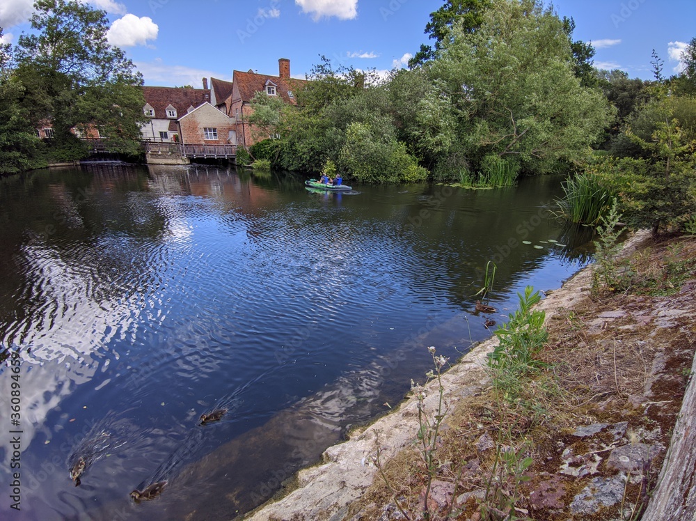 Fototapeta premium castle on the river