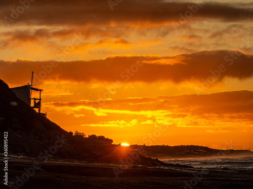 Sunrise on the beach