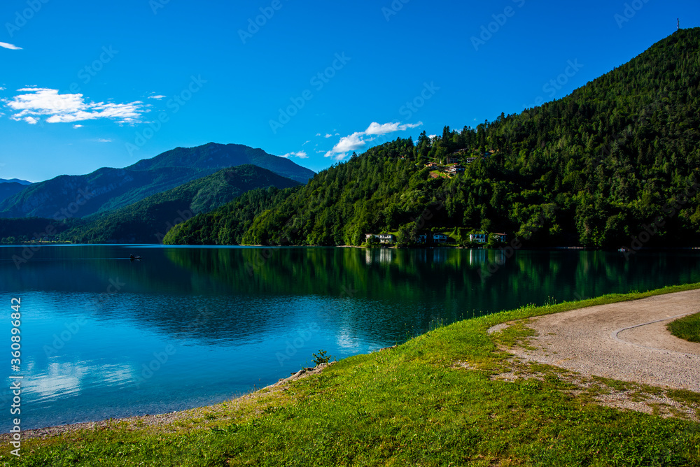 the lake in the mountains two