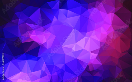 Abstract polygonal blue and purple background . Polygonal Space background with nebula and stars. Vector illustration for poster design. High technology, milky way concept. 