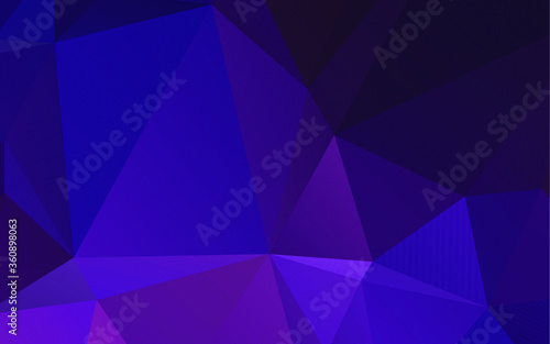 Abstract polygonal blue and purple background . Polygonal Space background with nebula and stars. Vector illustration for poster design. High technology, milky way concept. 