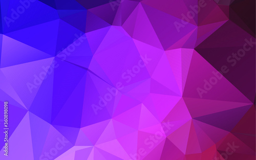 Abstract polygonal blue and purple background . Polygonal Space background with nebula and stars. Vector illustration for poster design. High technology, milky way concept. 