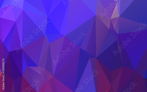 Abstract polygonal blue and purple background . Polygonal Space background with nebula and stars. Vector illustration for poster design. High technology, milky way concept. 