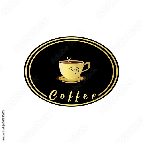 coffee cup premium logos illustrations template design