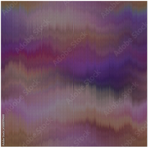 Blurry woven watercolor tie dye knit texture background. Wavy irregular bleeding marl ink seamless pattern. Rainbow ombre distorted all over print. Variegated dripping fabric effect backdrop.