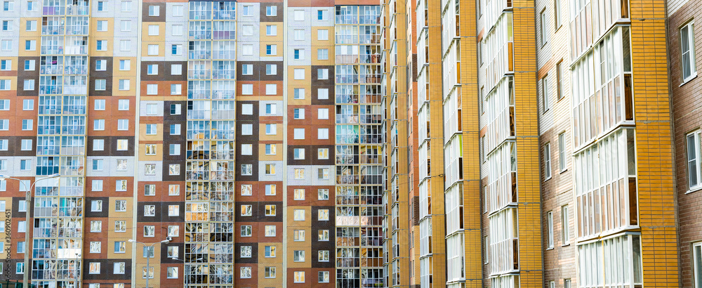 Modern construction in Russia. Multi-storey residential building. Background. Modern construction in Russia. Multi-storey residential building. Background.