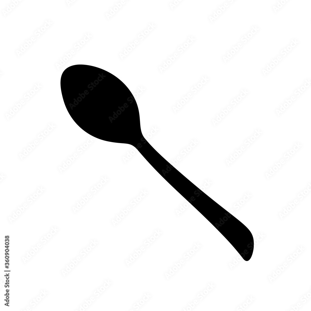 Spoon for serving the table. Vector image. Spoon for serving the table. Vector image.
