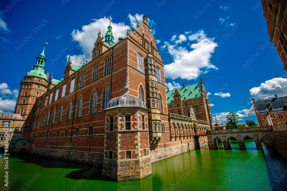 Frederiksborg Castle, an Impressive Renaissance Architecture in Hillerod Town of Denmark