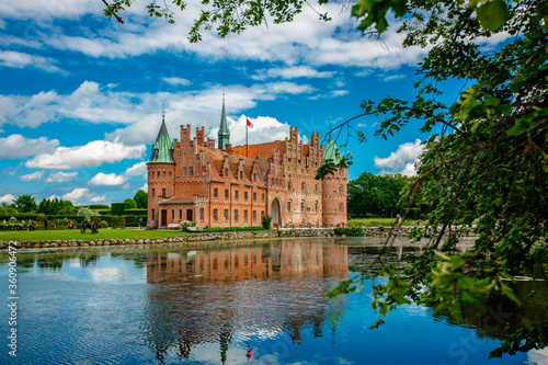 Egeskov castle in the Denmark photo