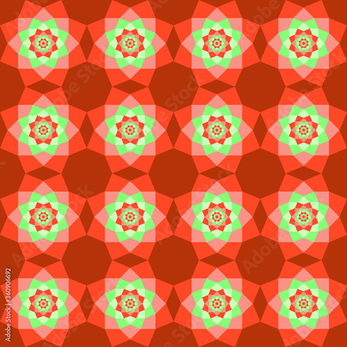 Wallpaper Mural seamless geometric interwoven patterns. hypnotic effect. it can be used as background, fabric pattern, cover page, backdrop, wallpaper Torontodigital.ca