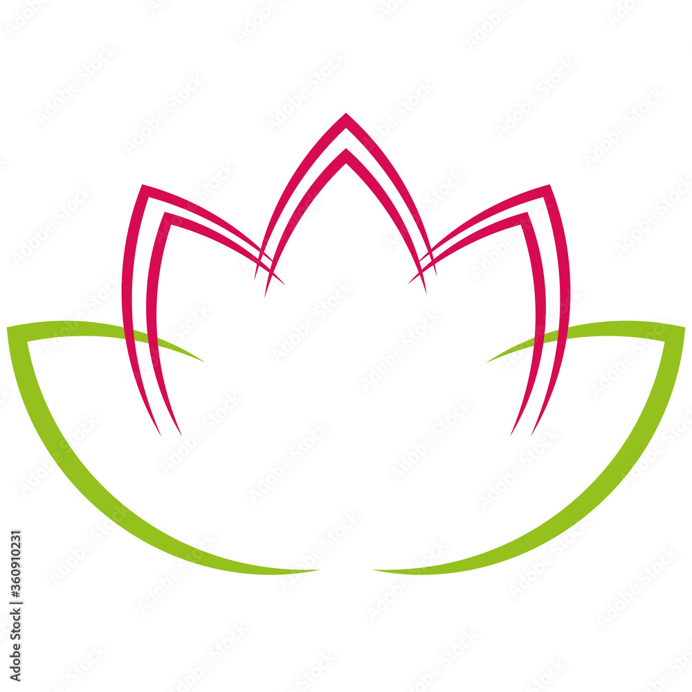 Pflanze, Blätter, Massage und Gärtner Logo Pflanze, Blätter, Massage und Gärtner Logo