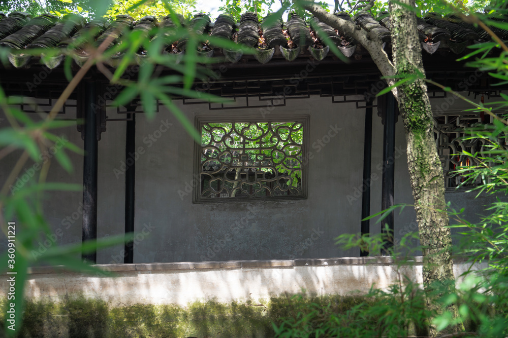Ancient traditional garden, Suzhou garden, in China. Ancient traditional garden, Suzhou garden, in China.