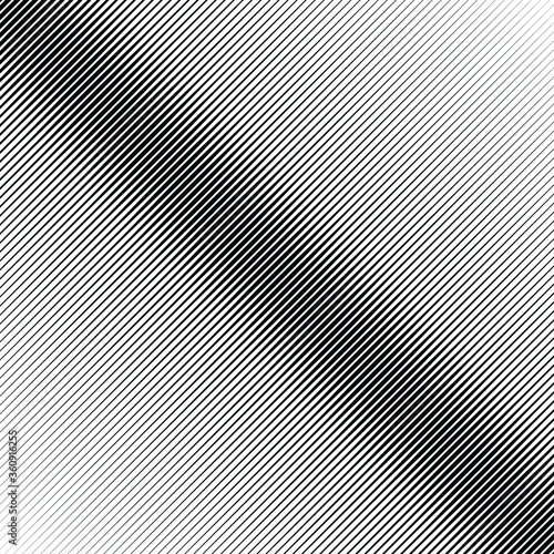 Abstract black diagonal vector stripes. Oblique shapes. Monochrome background. Design element. Trendy pattern for prints, web pages, template and textile design