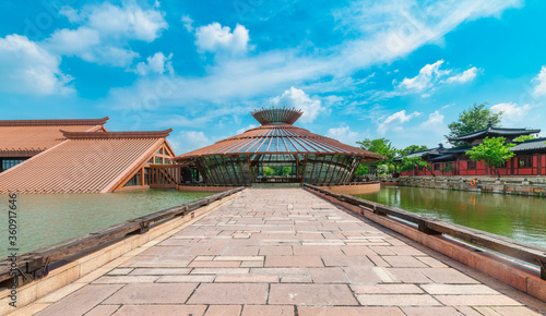Photography Guangfulin ancient cultural site, Songjiang District, Shanghai, China