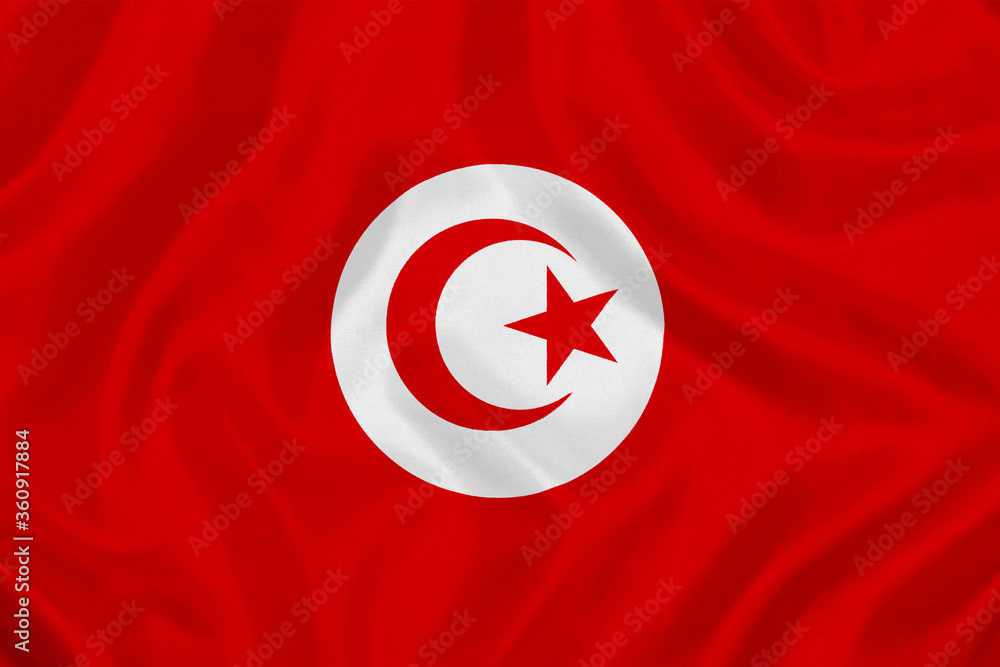 Obraz premium flag of tunisia