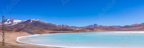 Atacama Desert  Chile. Salar Aguas Calientes. Lake Tuyacto.