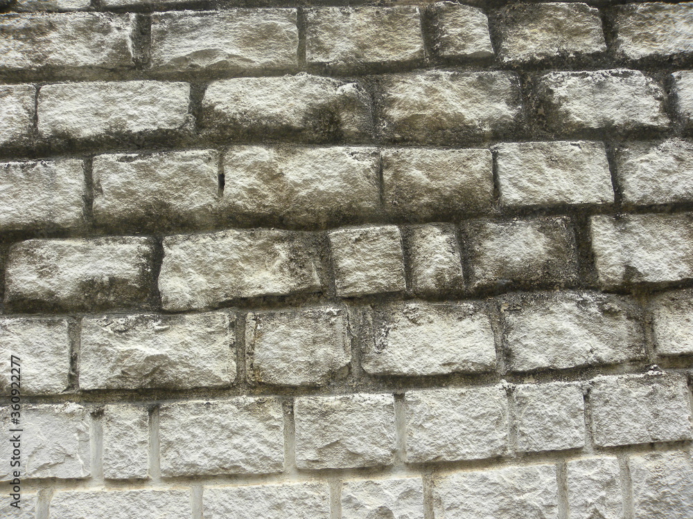Obraz premium Gray rustic concrete brick wall textured background