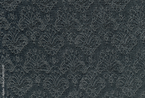 black lace fabric texture