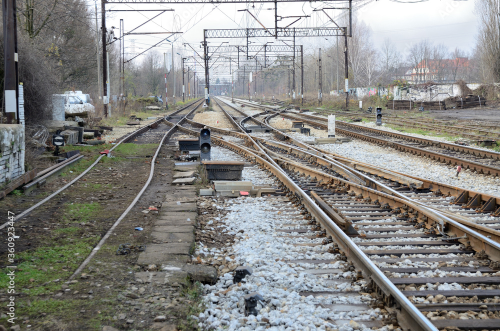 Railroad in Poland