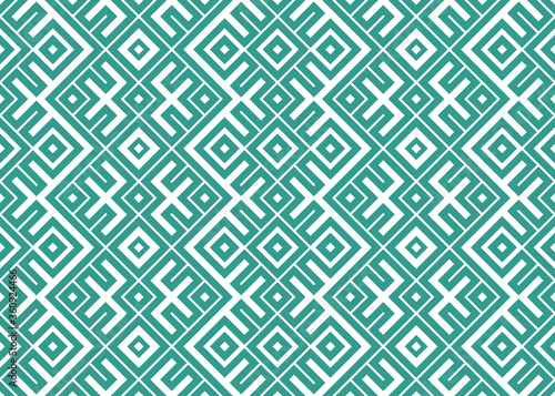 National knitting striped slavic ornament