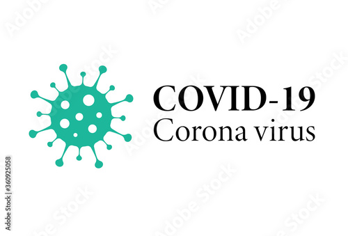 Corona virus icon symbol vector