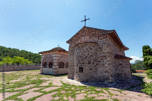 Gigini Monastery-Montenegrin Monastery is located above the village of Gigintsi in Bulgaria. photo