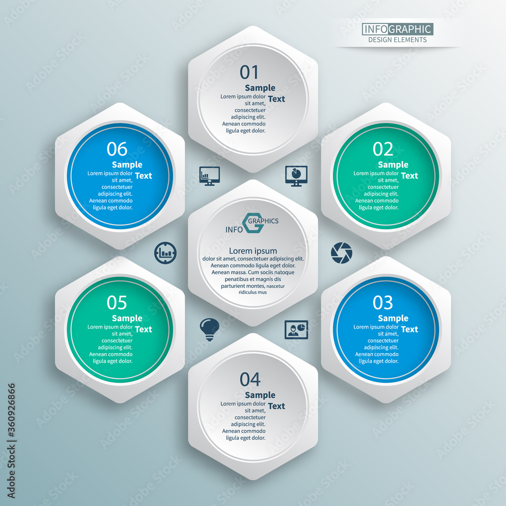 Abstract 3D Paper Infographics. Business template .Vector illustration Abstract 3D Paper Infographics. Business template .Vector illustration