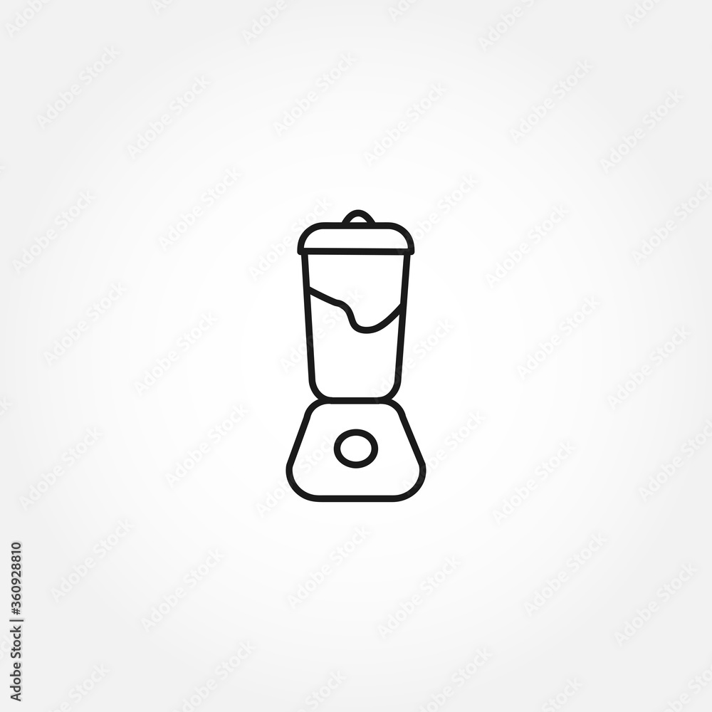 blender line icon. blender isolated line icon blender line icon. blender isolated line icon