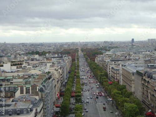Panorama of Paris from Arc de Triomphe, 2011 (16)