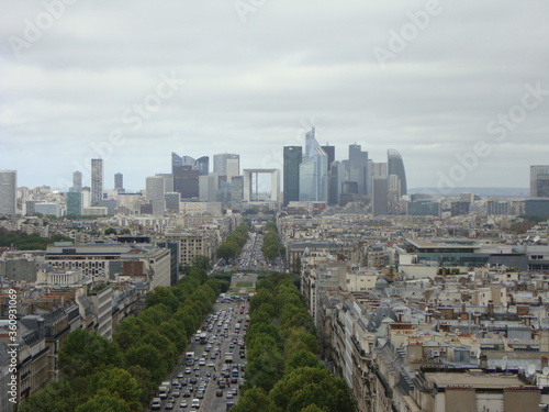 Panorama of Paris from Arc de Triomphe, 2011 (15)