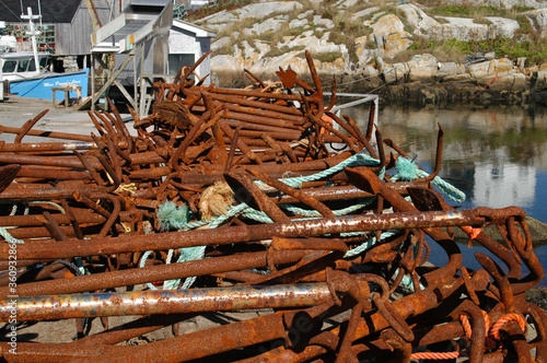 rusted anchors